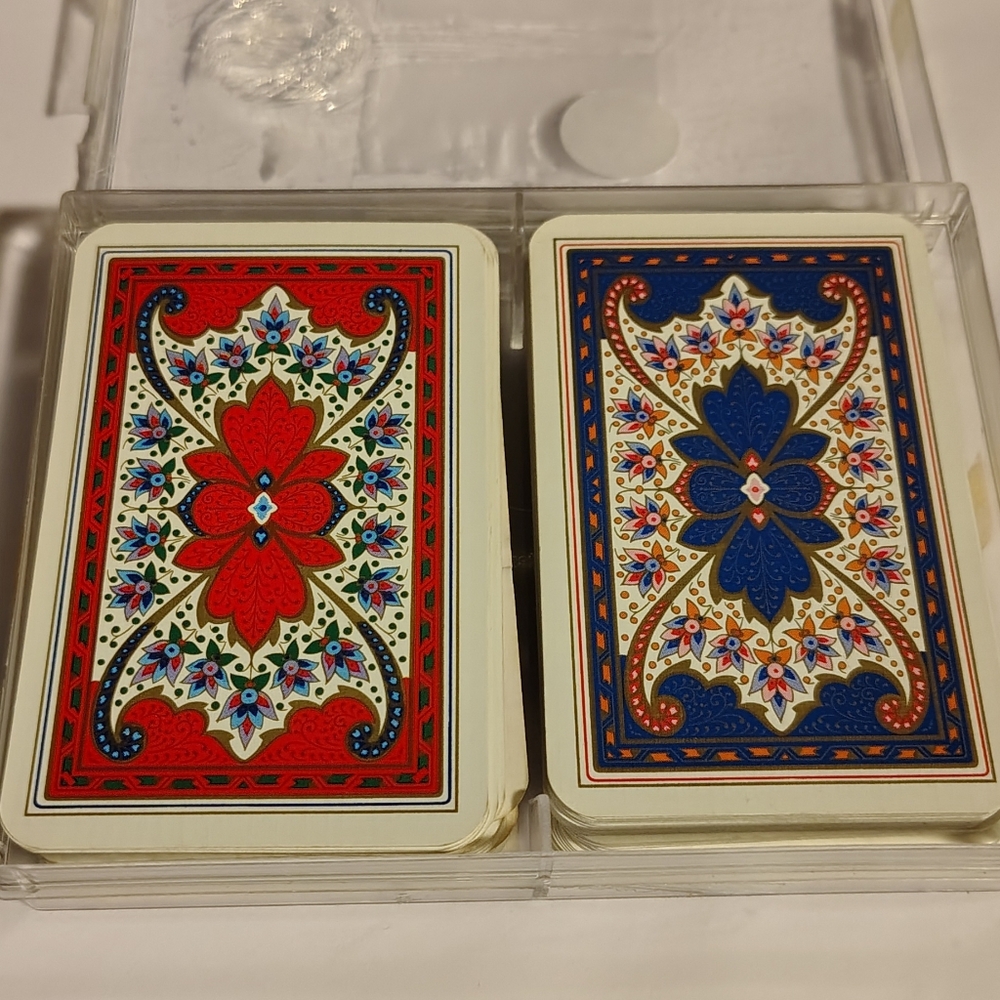 Vintage Playing Cards Canasta Set
